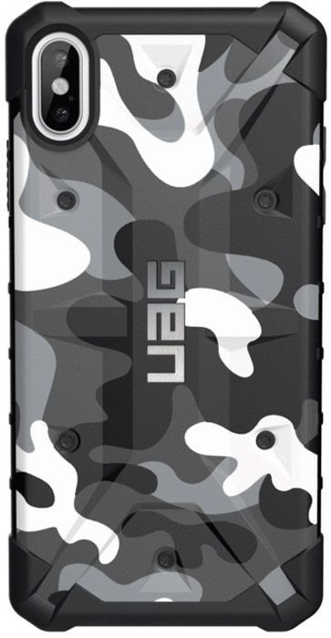 Чехол UAG Pathfinder SE Camo для iPhone Xs Max белый камуфляж (Arctic)