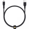Кабель Aukey Braided Nylon MFI Lightning Performance Cable (2 метра) чёрный - фото № 3