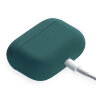 Силиконовый чехол Gurdini Silicone Case для AirPods Pro зелёный - фото № 4