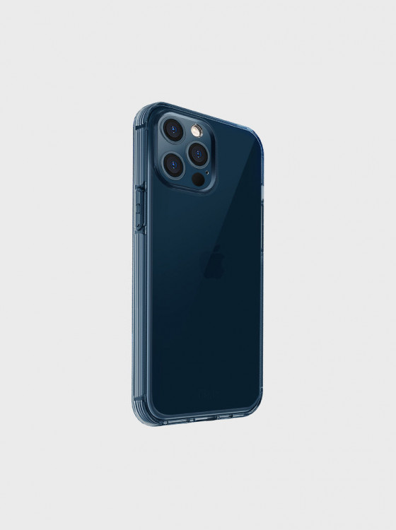 Чехол Uniq Hybrid Air Fender для iPhone 12 Pro Max синий (Blue)