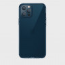 Чехол Uniq Hybrid Air Fender для iPhone 12 Pro Max синий (Blue) - фото № 3