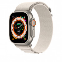 Ремешок Gurdini Alpine Loop для Apple Watch 42/44/45/49 мм белый (Starlight)