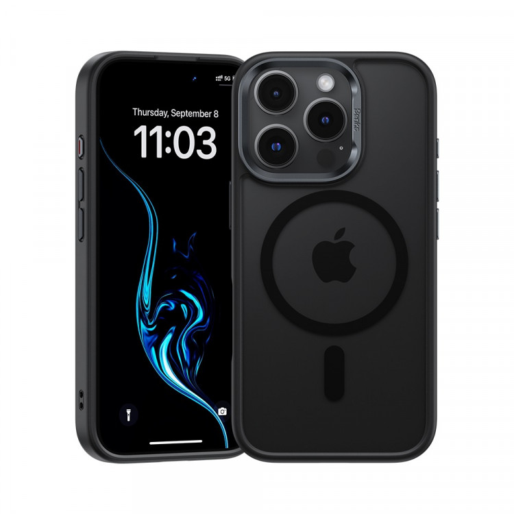 Чехол Benks Mist с MagSafe для iPhone 16 Pro черный (Black)