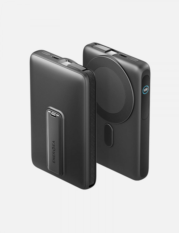 Внешний аккумулятор EnergEa MagPac Ultra 10000 мАч - Gunmetal