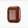 Чехол iCarer Vintage Leather Case для AirPods светло-коричневый - фото № 3