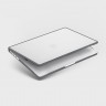 Чехол Uniq Venture для MacBook Pro 14" (2021) прозрачный/серый - фото № 3