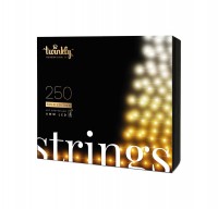 Электрогирлянда интерьерная Twinkly Strings Gold Edition светодиодная 250 ламп 20 м