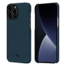 Чехол PITAKA MagEZ Case 2 для iPhone 13 Pro Max синий карбон - Twill (KI1308PM)