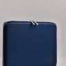 Чехол на молнии DOST Leather Co. для MacBook Pro 14" (2021) / MacBook Air 13" (2018-2022) синий - фото № 2