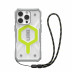 Чехол + ремешок UAG Pathfinder с MagSafe для iPhone 16 Pro неон (Active Neon Lanyard)
