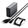 Сетевое зарядное устройство Satechi 165W USB-C 4-Port PD GAN Charger (ST-UC165GM-EU) - фото № 4