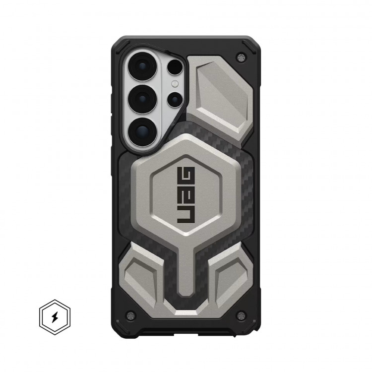 Чехол UAG Monarch Pro для Samsung Galaxy S26 Ultra титан (Titanium)