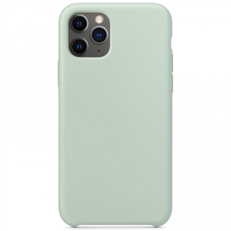 Силиконовый чехол Gurdini Silicone Case для iPhone 11 Pro голубой берилл