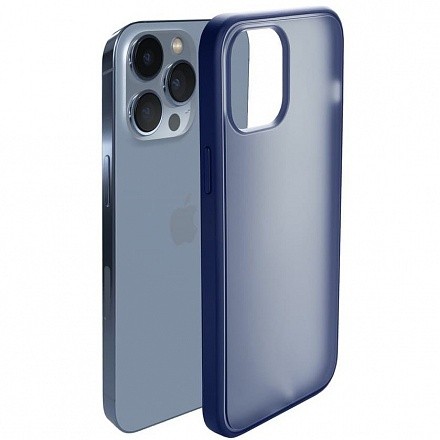 Чехол Gurdini Shockproof Touch Series для iPhone 13 Pro Max темно-синий