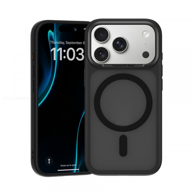 Чехол Benks Mist для iPhone 17 Pro - черный