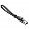 Кабель Baseus Nimble Lightning Cable Portable (23 см) чёрный - фото № 2