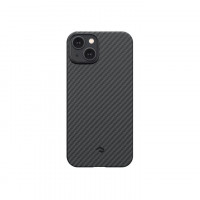 Чехол PITAKA MagEZ Case 3 для iPhone 14 Plus черно-серый кевлар 1500D Twill (KI1401M)