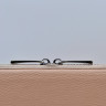 Чехол на молнии DOST Leather Co. для MacBook Pro 14" (2021) / MacBook Air 13" (2018-2022) пудровый - фото № 3