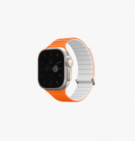 Ремешок Uniq Revix Evo для Apple Watch 44/45/49 мм оранжевый/белый