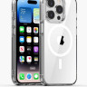 Чехол Gurdini Alba с MagSafe для iPhone 15 Pro Max прозрачный