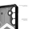 Чехол UAG Pathfinder Clear с MagSafe для Samsung Galaxy S25 тонированный (Ash) - фото № 6