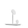 Беспроводное зарядное устройство Twelve South HiRise 3 Deluxe 3-in-1 Wireless Charging Stand белое - фото № 3