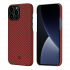 Чехол PITAKA MagEZ Case 2 для iPhone 13 Pro красный карбон ёлочка Herringbone (KI1307P)
