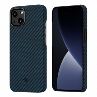 Чехол PITAKA MagEZ Case 2 для iPhone 13 (6.1") синий карбон Twill - KI1308M