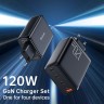 Сетевое зарядное устройство McDodo Wall Charger & Cable Set CH-0771 120W GaN 4-port - фото № 3