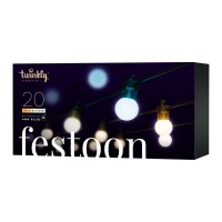 Гирлянда Twinkly Festoon 20 AWW ламп 10 м