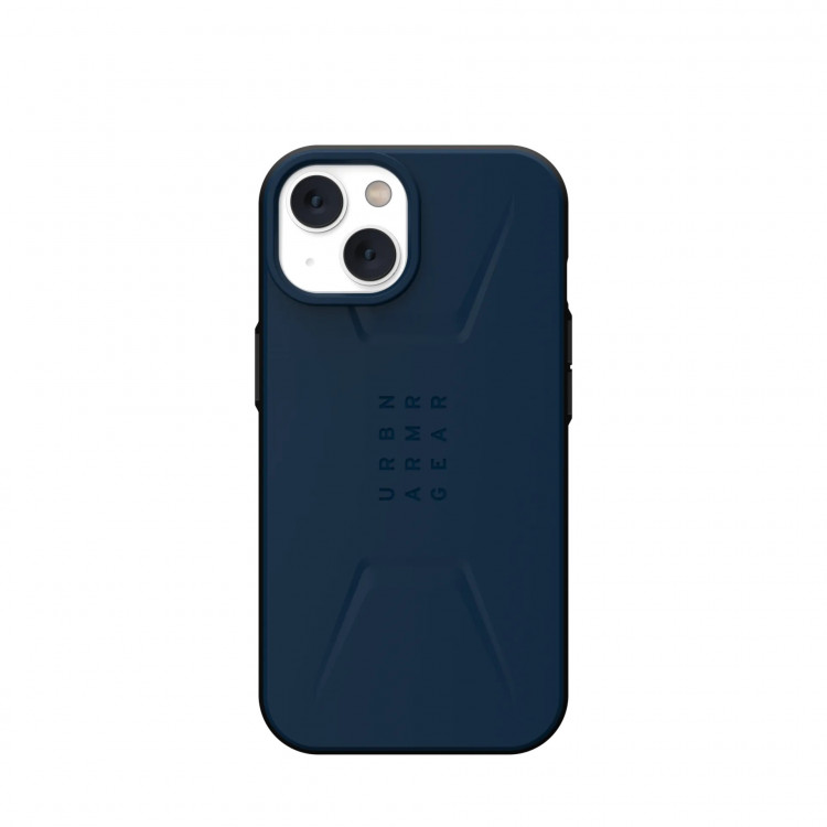 Чехол UAG Civilian с MagSafe для iPhone 14 / 13 темно-синий (Mallard)
