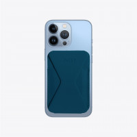 Подставка-кошелёк для iPhone с MagSafe MOFT SNAP-ON темно-синий (Wanderlust Blue)