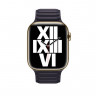 Ремешок Gurdini Leather Link для Apple Watch 42/44/45/49 мм темно-синий (Ink) - фото № 2
