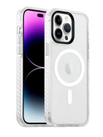Чехол Gurdini Nano с MagSafe для iPhone 15 Pro Max белый
