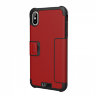 Чехол UAG Metropolis Series Case для iPhone Xs Max красный (Magma) - фото № 3
