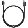 Кабель Aukey Braided Nylon USB to Type-C Cable (2 метра) чёрный - фото № 2