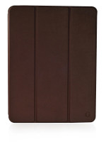 Чехол Gurdini Leather Series (pen slot) для iPad 10.2" (2019) тёмно-коричневый