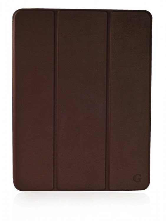Чехол Gurdini Leather Series (pen slot) для iPad 10.2" (2019) тёмно-коричневый