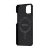 Чехол PITAKA MagEZ Case 2 для iPhone 13 чёрный карбон - Twill (KI1301M) - фото № 4