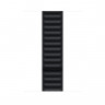 Ремешок Gurdini Leather Link для Apple Watch 42/44/45/49 мм черный (Midnight) - фото № 3