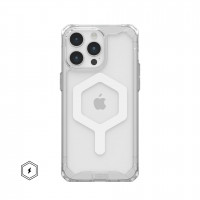 Чехол UAG Plyo с MagSafe для iPhone 15 Pro Max прозрачный/белый (Ice/White)