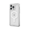 Чехол UAG Plyo с MagSafe для iPhone 15 Pro Max прозрачный/белый (Ice/White) - фото № 2