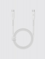 Кабель EnergEa Flow USB-C to USB-C Cable 1.5 м белый