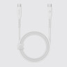 Кабель EnergEa Flow USB-C to USB-C Cable 1.5 м белый