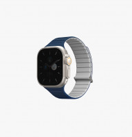 Ремешок Uniq Revix Evo для Apple Watch 44/45/49 мм синий/серый