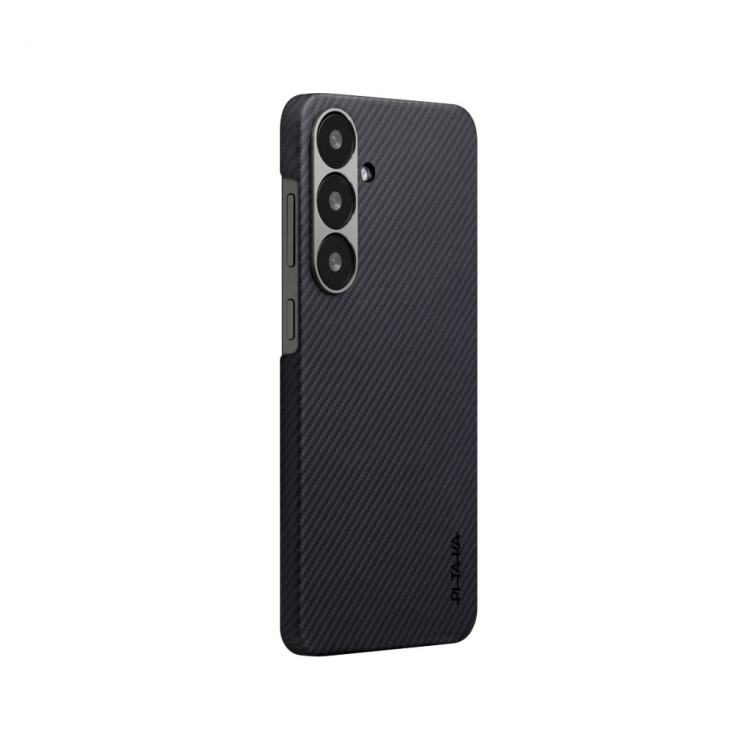 Чехол PITAKA Ultra-Slim Case для Samsung Galaxy S25 Plus - черный 600D Twill