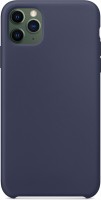 Силиконовый чехол Gurdini Silicone Case для iPhone 11 Pro тёмно-синий