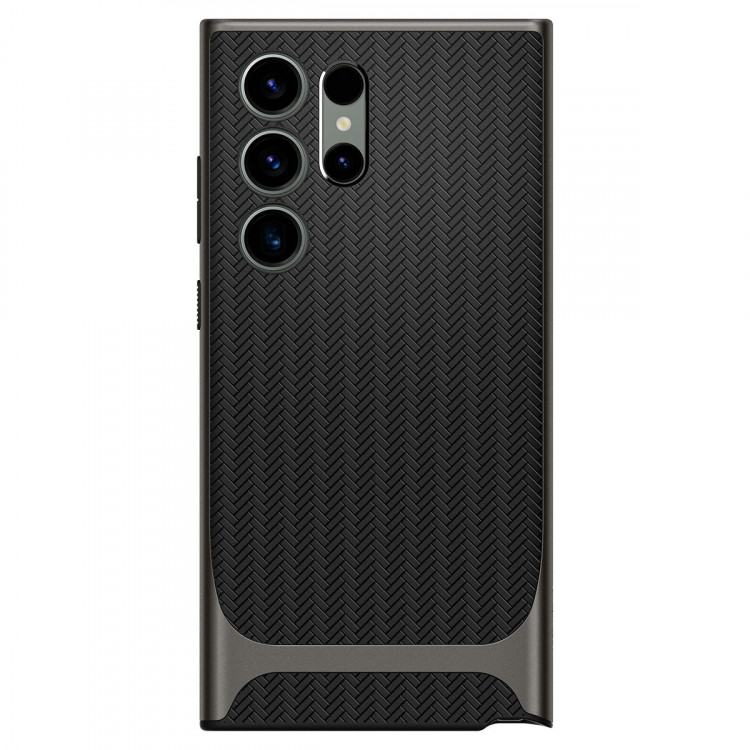Чехол SPIGEN Neo Hybrid для Samsung Galaxy S23 Ultra серый (Gunmetal)