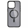 Чехол SPIGEN Ultra Hybrid c MagSafe для iPhone 15 Pro Max матовый черный (Frost Black) - фото № 4