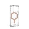 Чехол UAG Plyo с MagSafe для iPhone 15 Pro прозрачный/розовое золото (Ice/Rose Gold) - фото № 6
